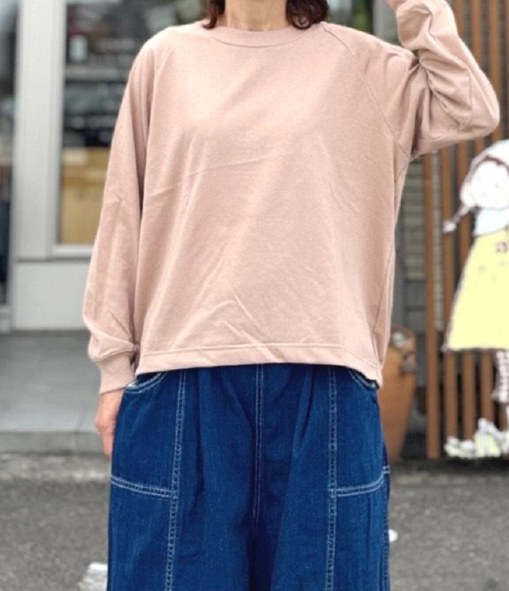 chloro sister  14/BD天竺 バックギャザー プルオーバー（ピンク） CS6373  #chloro sister_toujours ensemble