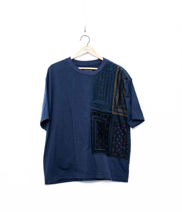 MARET　刺繍パーツ ドッキング T（ネイビー）　M236S76