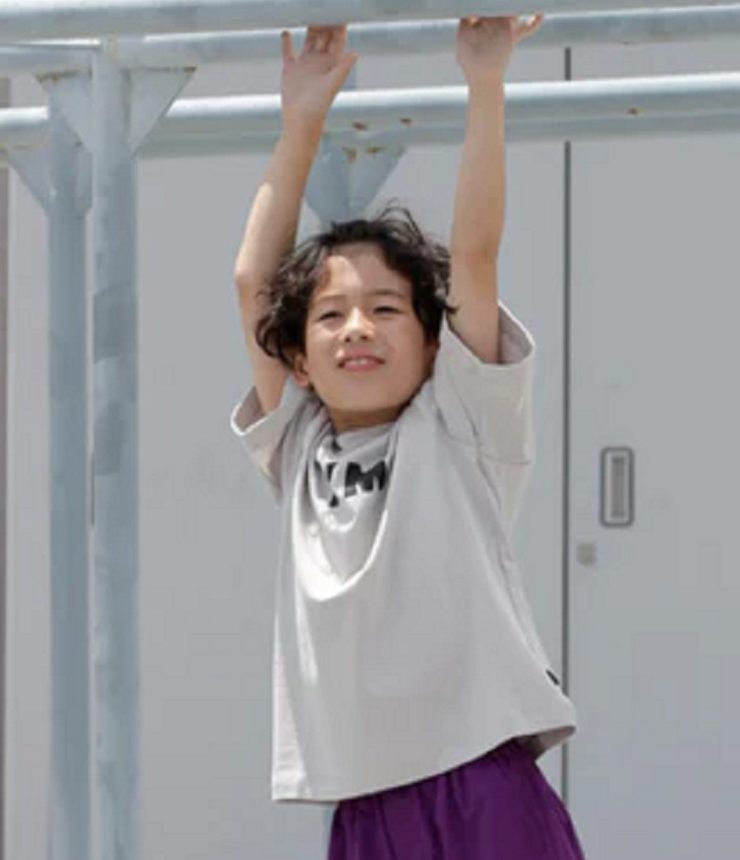 【50%OFF】ARCH&LINE　OG CLEAR COTTON I'N TEE オーガニックコットン グレー（125～135センチ） #165センチ以上