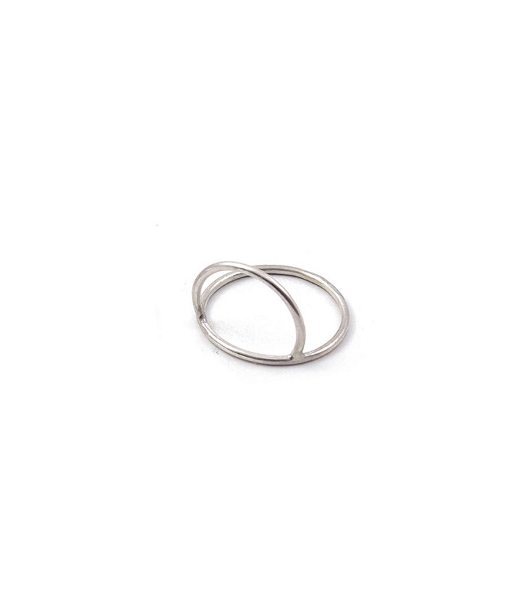 maitri　Ring スタンドサークルリング（シルバー）