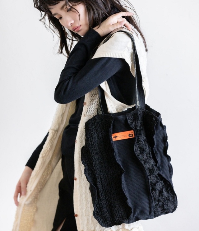 REHERSALL　リブパッチトート（ブラック）  WG-1139