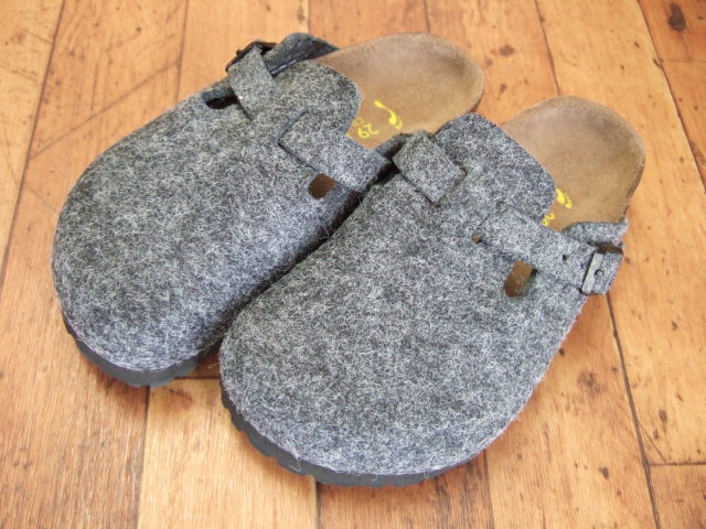 【70%OFF】BIRKENSTOCK Boston フェルト/グレー（18センチ）