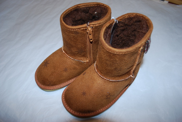 ～ＳＡＬＥ～　Ready Mades　SHEEP SKIN TYPE BOOTS　キャメル（17センチ）