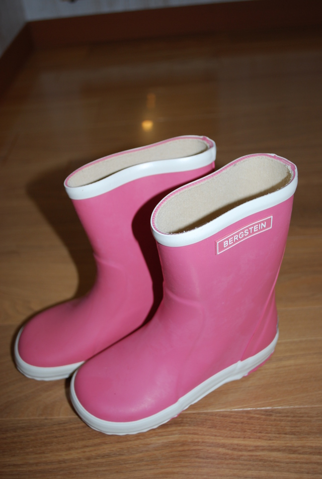 【40%OFF】BERGSTEIN レインブーツ　ピンク（15センチ）