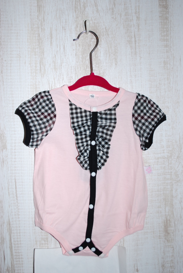 【60％OFF 】LaLaDress　babyキピロンパース　ピンク（70センチ）