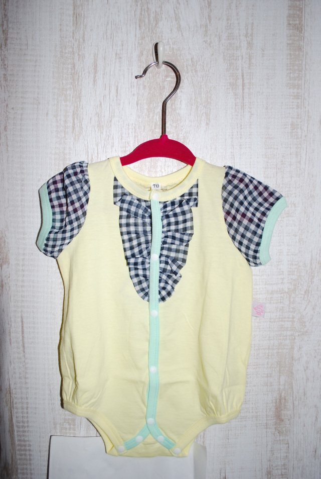 【60％OFF 】LaLaDress　babyキピロンパース　イエロー（70センチ）