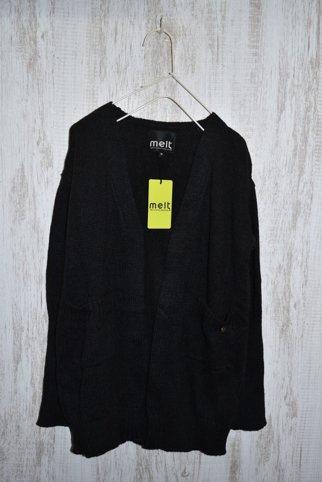 【70%OFF】melt  ニットローブ　ブラック（100～110センチ）