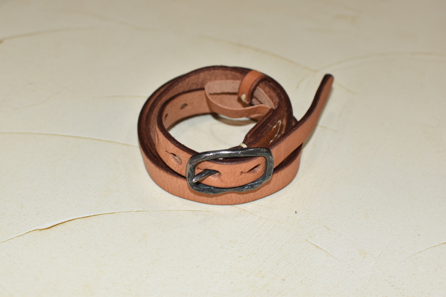 【40%OFF】ooso  カラーベルト20mm（ナチュラル）