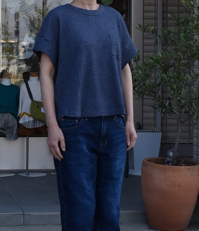 【60%OFF】Mein Heim　ドルマンカットソー　ネイビー（Lady's）