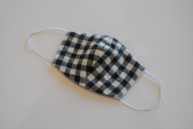 【70%OFF】chloro sister　ガーゼカジュアルマスク（ギンガムチェック）　※メール便可