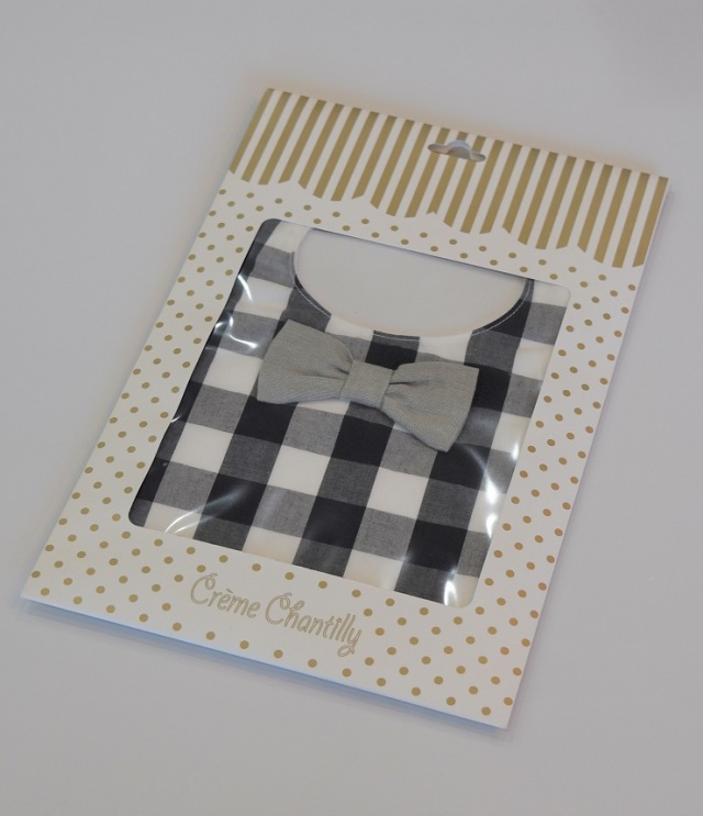 【40%OFF】Creme Chantilly  ギンガムチェックスタイ　ブラック #WHIP CREAM_Creme Chantilly