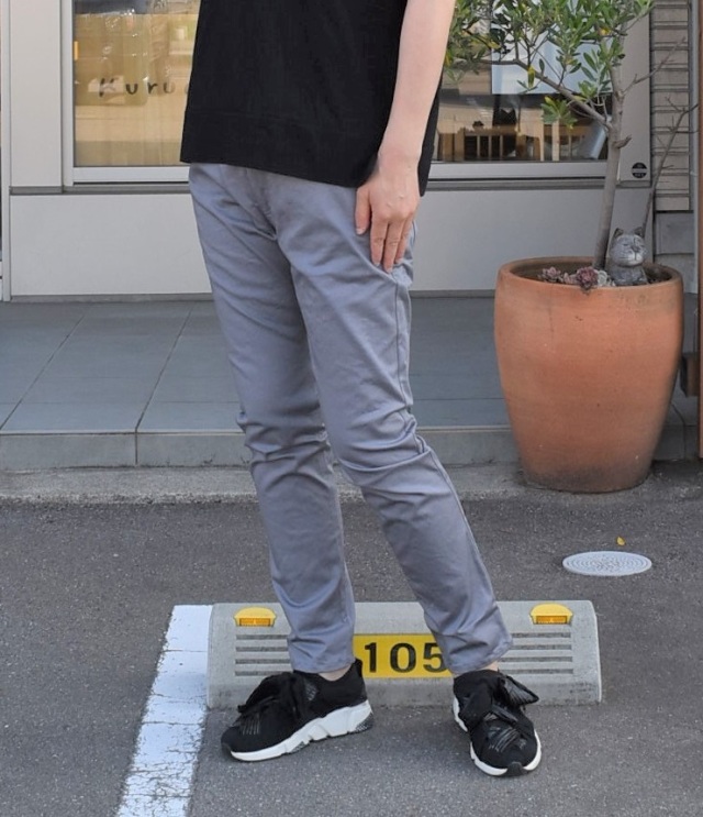 【50%OFF】chloro sister　チノスリムパンツ（グレー） #chloro sister_toujours ensemble