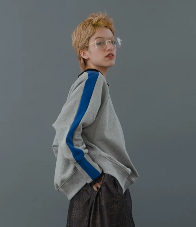 【40%OFF】Kittle.　サイドライン プルオーバー（グレー） K256-62265