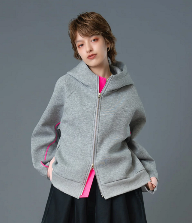 Kittle.　 ZIP パーカー（グレー） K261-62281