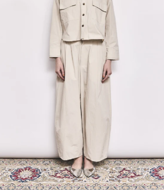 STELLA CIFFON　Natural Ripple Voil Pants （ベージュ） ST1-26204