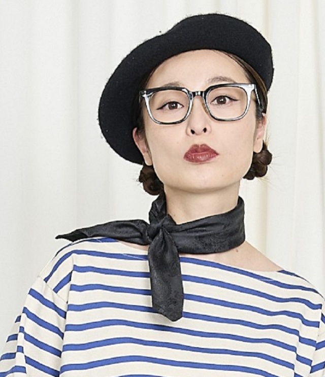 THOMAS MAGPIE　ミニスカーフ（ブラック） 2253103