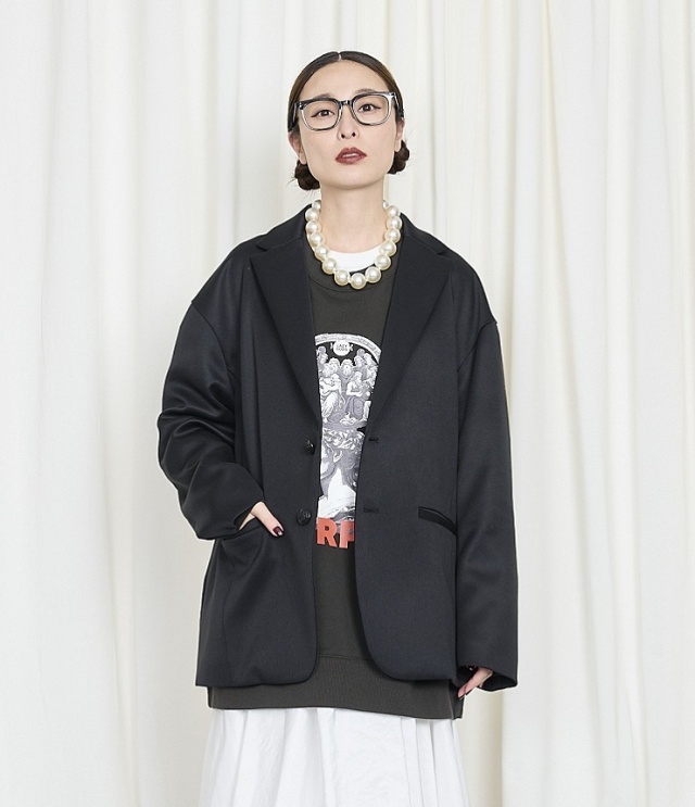 トーマスマグパイ THOMAS MAGPIE ビッグジャケット（ブラック）