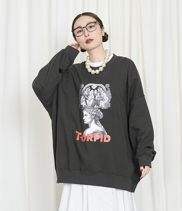 THOMAS MAGPIE　プルオーバー スウェット TORPID （スミクロ） 2253832