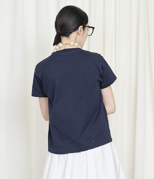 THOMAS MAGPI　ミニTシャツ 無地（ネイビー）　2253855