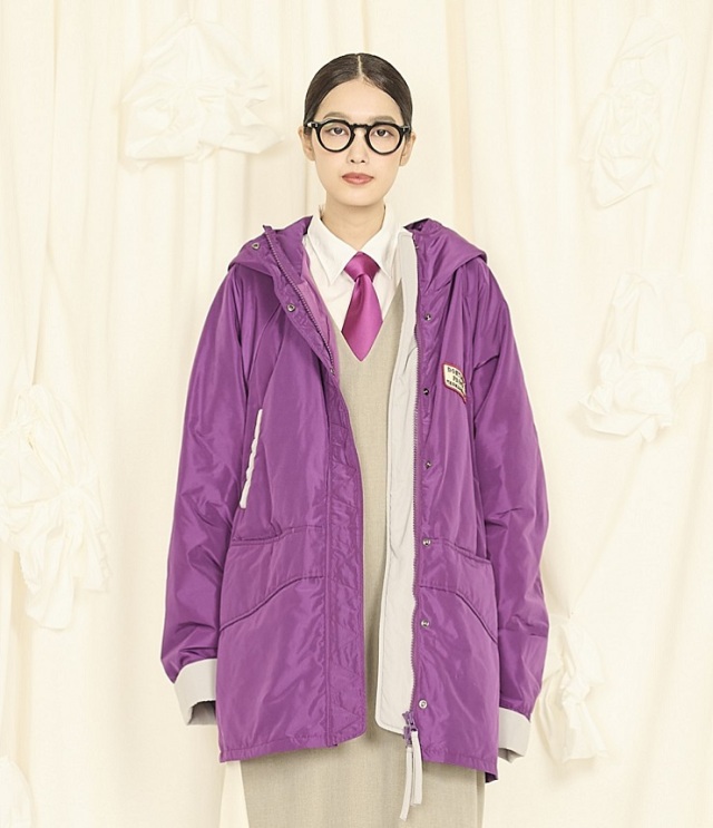 THOMAS MAGPIE　マウンテンパフコート（パープル）  2254208