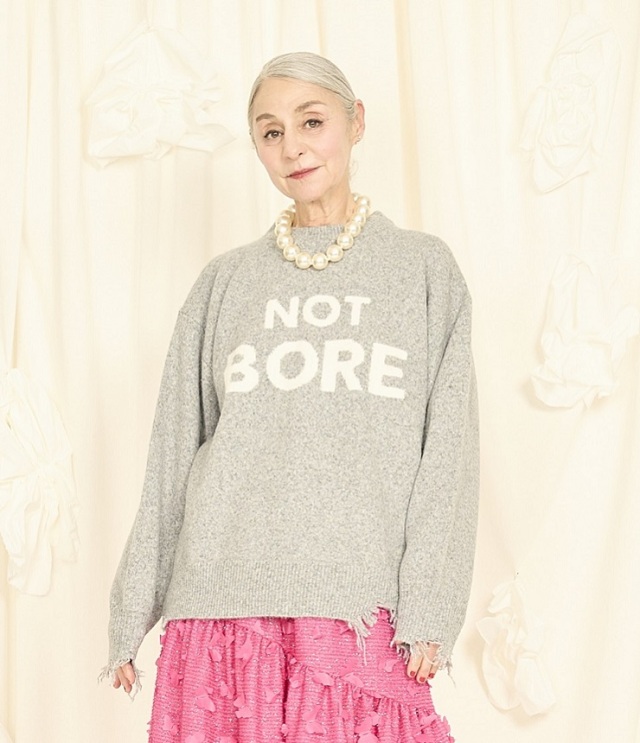 THOMAS MAGPIE　NOT BORE ニット（グレー）  2254763