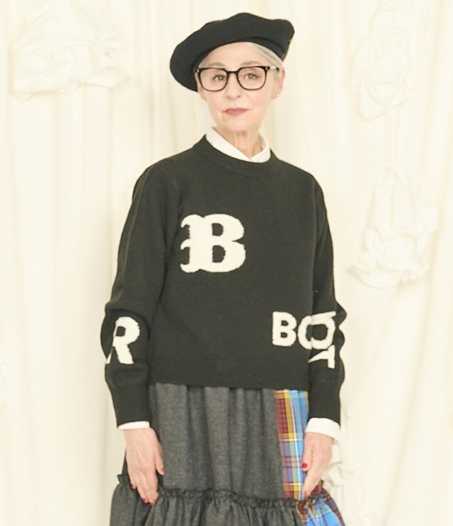 THOMAS MAGPIE　ロゴニット（ブラック）  2254764