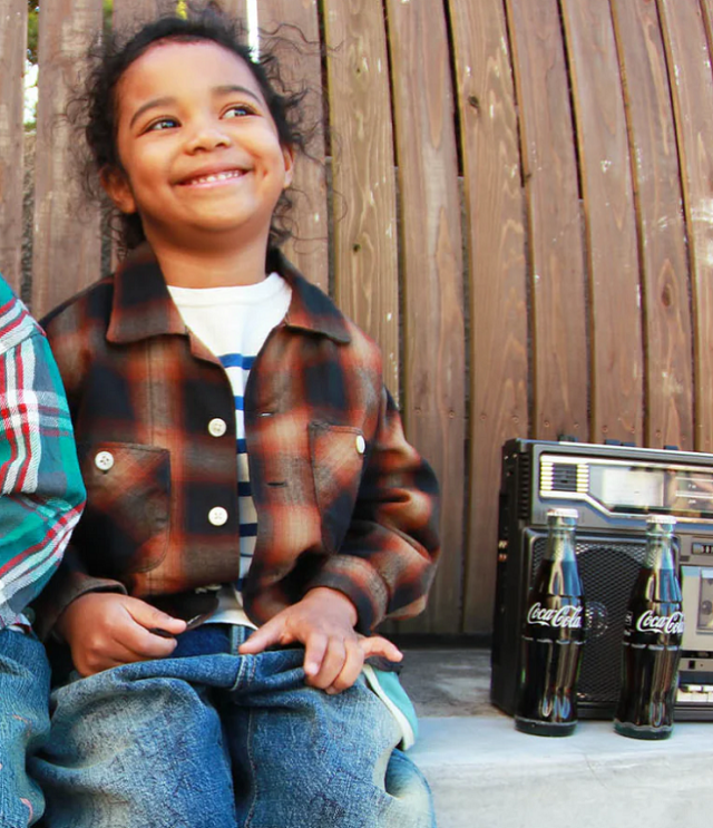 DENIM DUNGAREE ビエラ カイキン オンブレ シャツ ブラウン