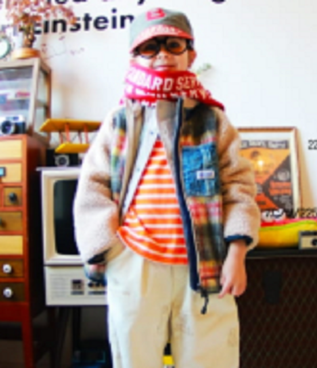 【先行予約】DENIM DUNGAREE 　エステルシャギーボア ジャケット　オフホワイト  22580217