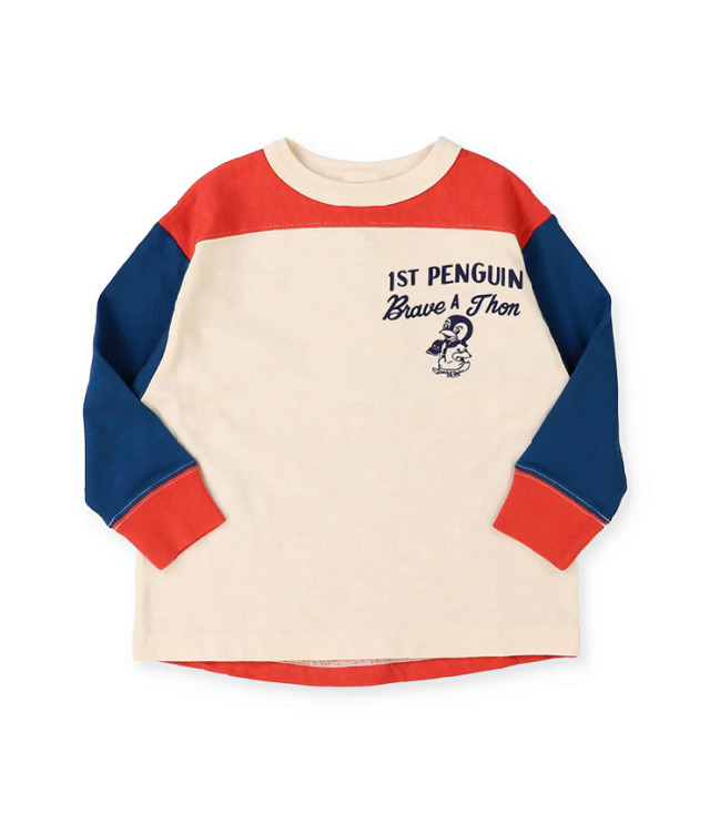 DENIM DUNGAREE　天竺 PENNIE TEE　生成 　22580403