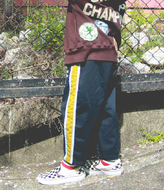 DENIM DUNGAREE 　コンパクトチノ PENNIE リメイク ベースボール パンツ　ネイビー（115、125センチ）  22580615