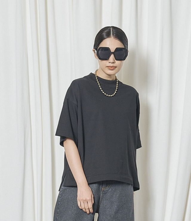 THOMAS MAGPIE エンブロイダリー BIG Tシャツ(ブラック) 2261806