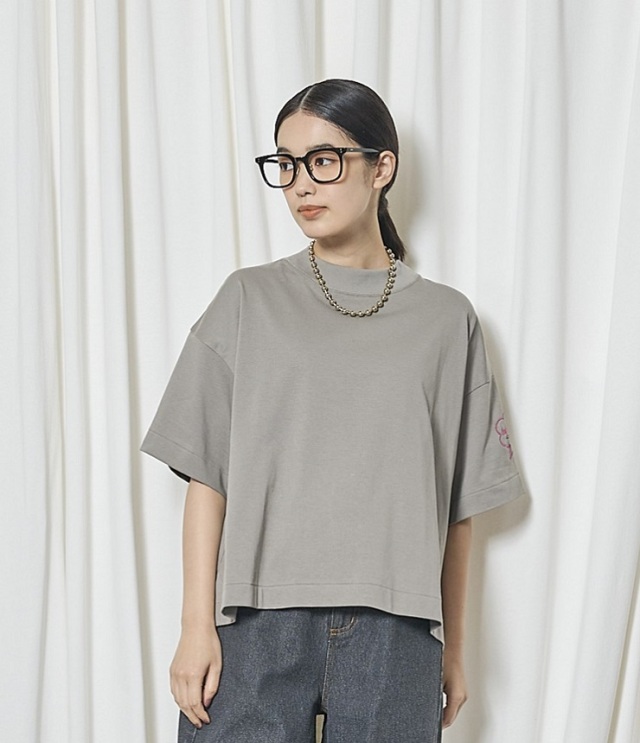 THOMAS MAGPIE エンブロイダリー BIG Tシャツ(グレー) 2261806