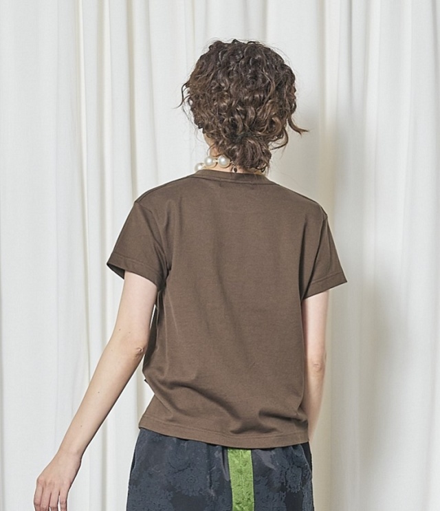 THOMAS MAGPIE　ミニTシャツ 無地（チョコレート）  2261845
