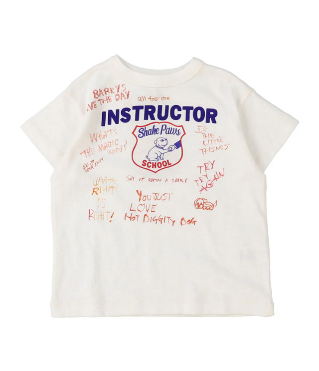 DENIM DUNGAREE　天竺 INSTRUCTOR TEE　ホワイト  22620402