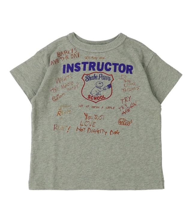 DENIM DUNGAREE　天竺 INSTRUCTOR TEE　ライトグリーン（135センチ）  22620402