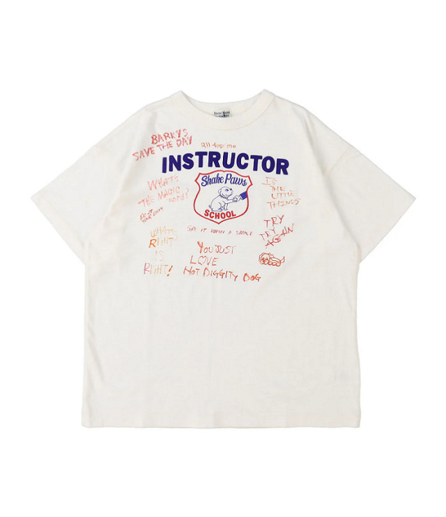 DENIM DUNGAREE　天竺 INSTRUCTOR TEE　ホワイト（レディース）  22620402