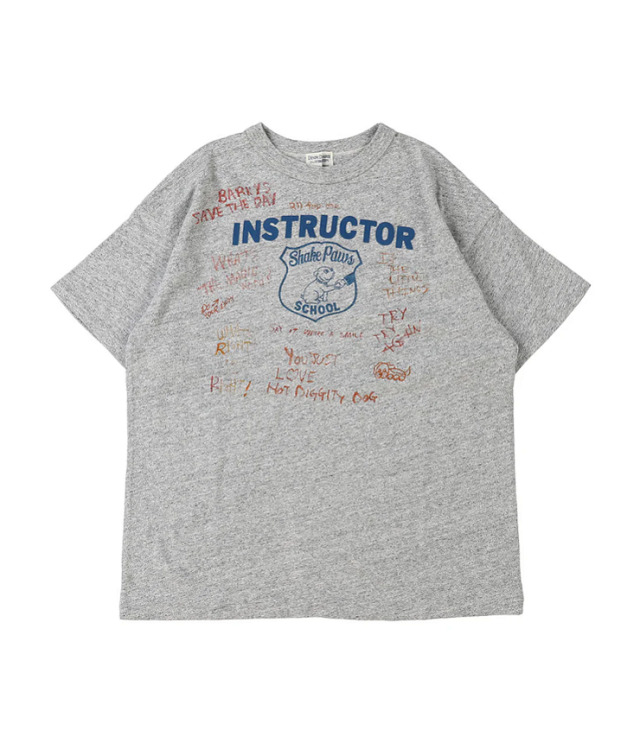DENIM DUNGAREE　天竺 INSTRUCTOR TEE　グレー（レディース）  22620402