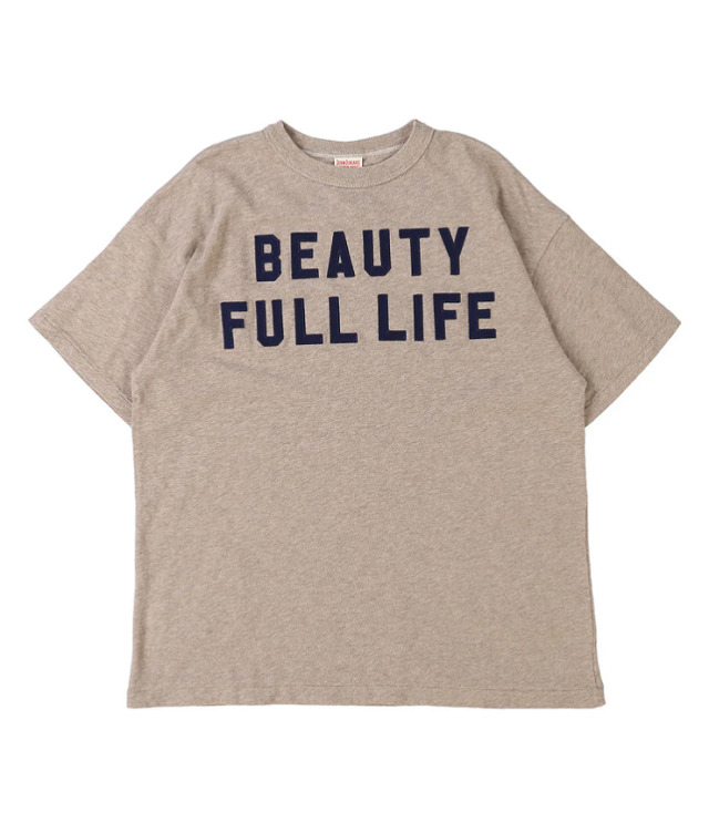 DENIM DUNGAREE　天竺 LIFE TEE　ライトブラウン（レディース）  22620413