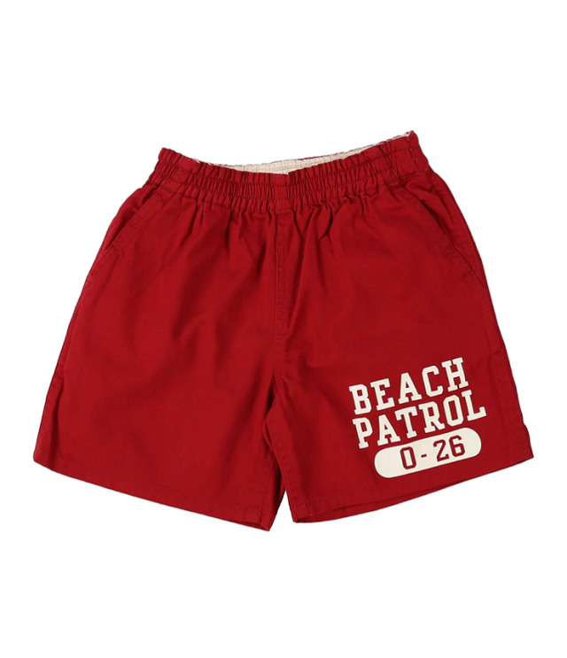 DENIM DUNGAREE ツイルイージー ショートパンツ レッド(105~125センチ) 22620632