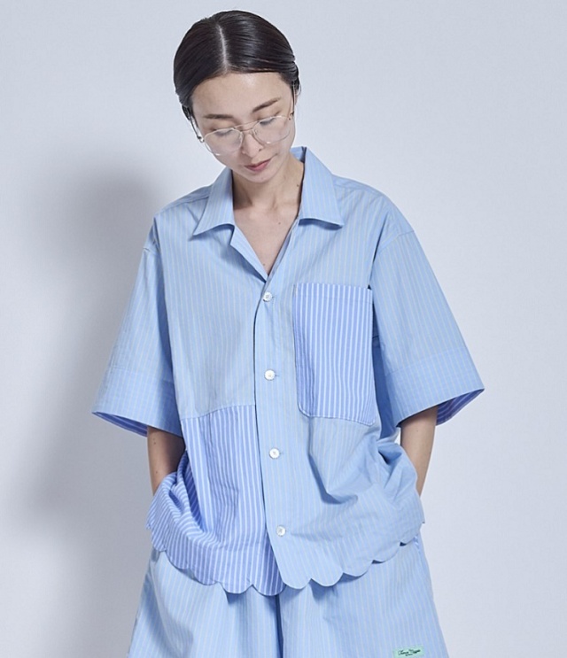 【先行予約】THOMAS MAGPIE　ストライプシャツ  2262111