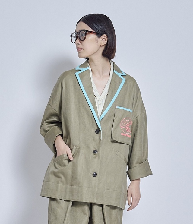 【先行予約】THOMAS MAGPIE　ヘリンボーンジャケット  2262210