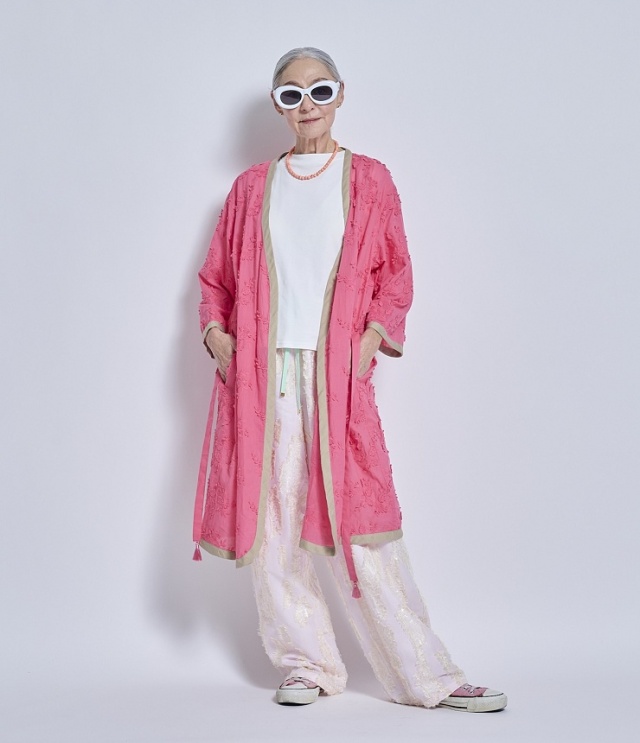 【先行予約】THOMAS MAGPIE　刺繍ロングカーディガン  2262414