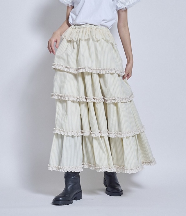 【先行予約】THOMAS MAGPIE　ストライプスカート  2262611