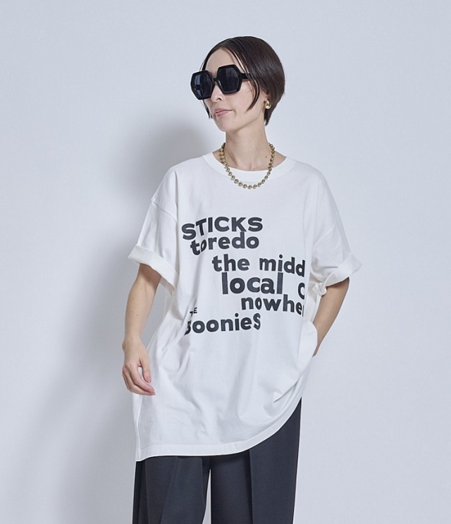 THOMAS MAGPIE　BIG Tシャツ（ホワイト）  2262861