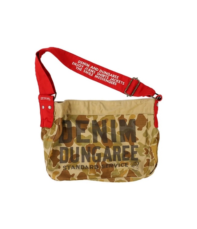 DENIM DUNGAREE PENNIE ショルダー BAG ベージュ 22680007