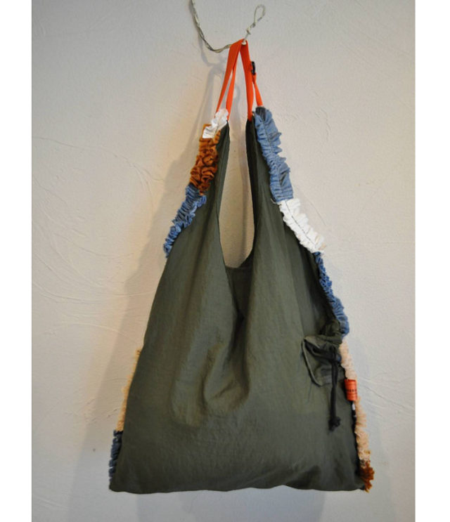 REHERSALL ナイロン マルシェ バッグ(オリーブドラブ) WG1145