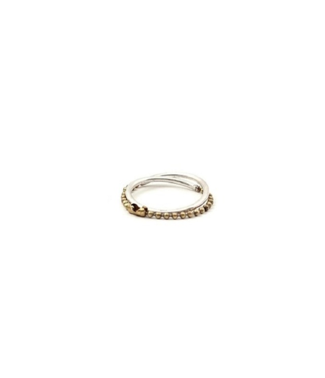 【20%OFF】maitri　Ring ボールチェーン リング S（シルバー）