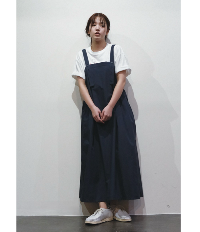 vent blanc ECOPET®45s ブロード デザイン ジャンパースカート(チャコール)VBO261502