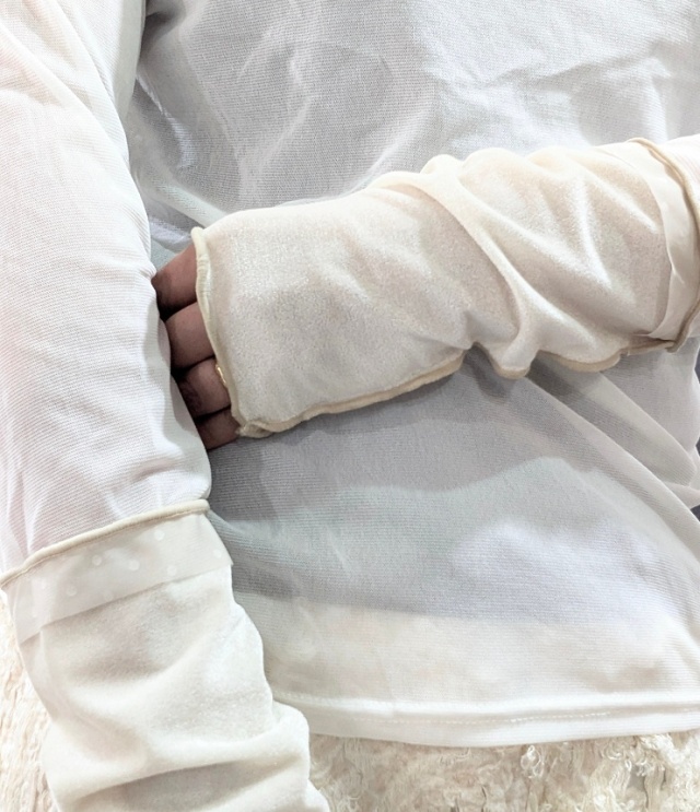 REHERSALL　スウィッチカラー シアー ロンT（ホワイト） WT-1122