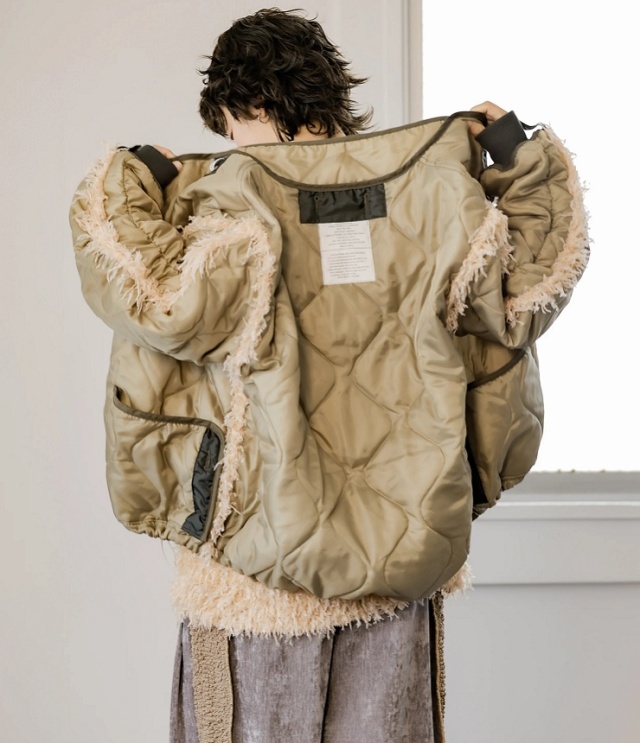 【先行予約 2026AW】REHERSALL　フェザーライナー  ジャケット　AT309
